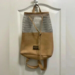 True Religion gorgeous Suede leather backpack.